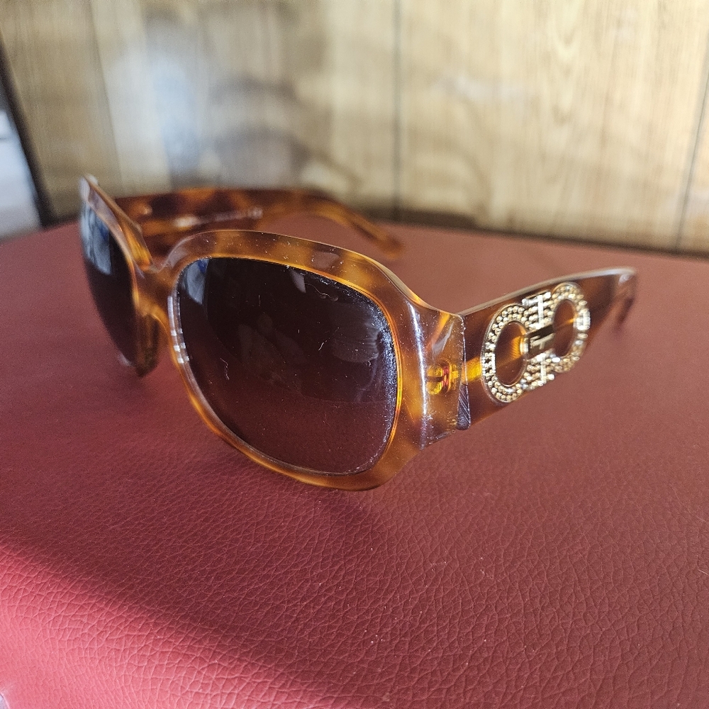 Ferragamo Tortoiseshell Sunglasses